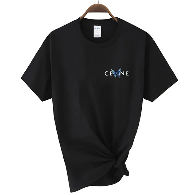 CEL*NE Mini Logo Butterfly Short Sleeved Graphic Tee