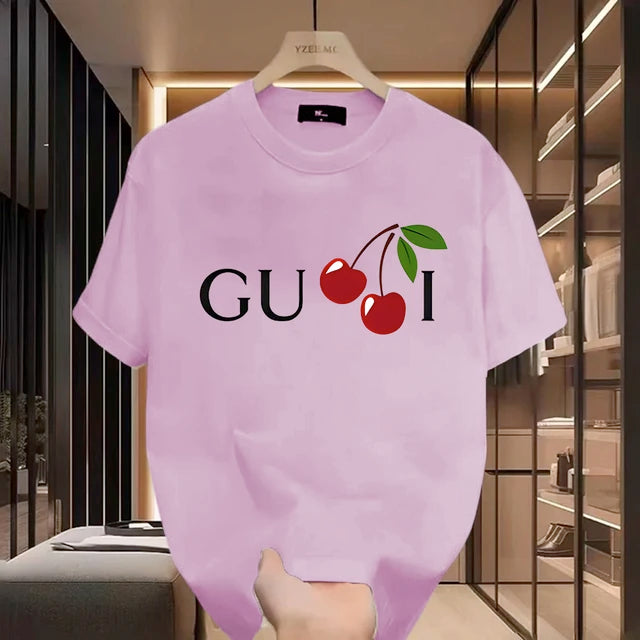 G Cherry Couture Short Sleeved Graphic Tee