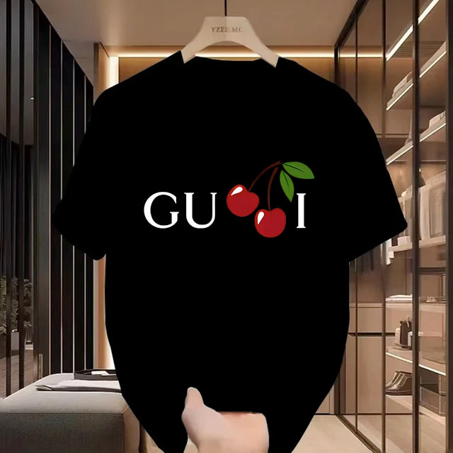 G Cherry Couture Short Sleeved Graphic Tee
