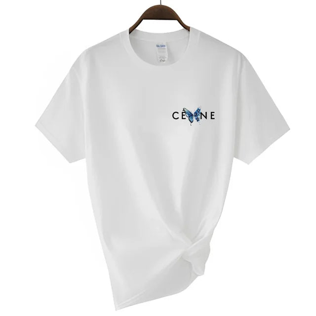CEL*NE Mini Logo Butterfly Short Sleeved Graphic Tee