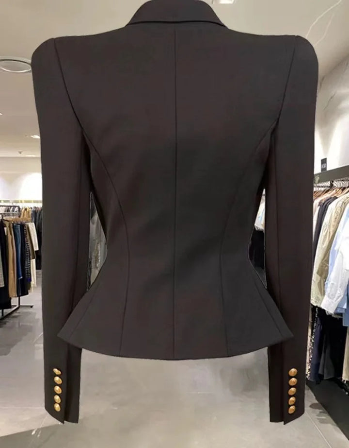 Black Blazer Gold Buttons