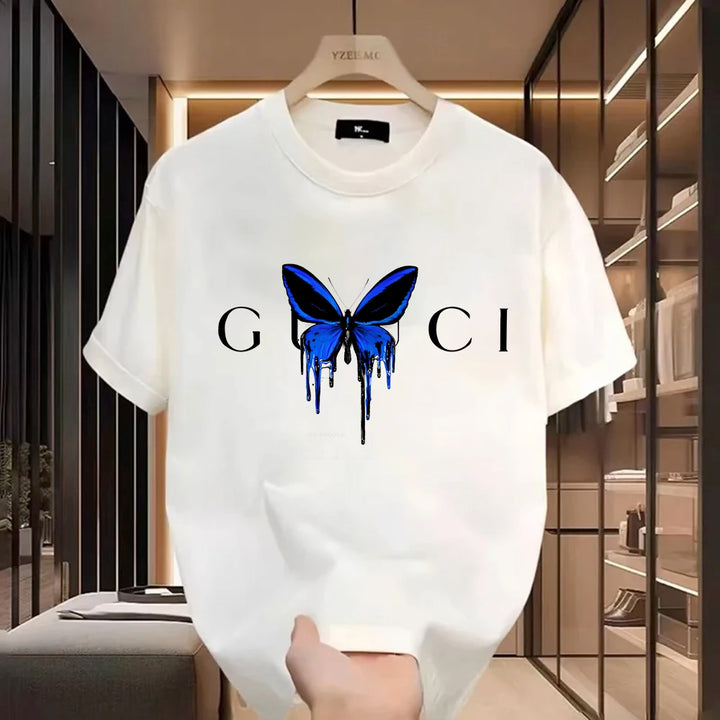 G Butterfly Couture Short Sleeved Graphic Tee