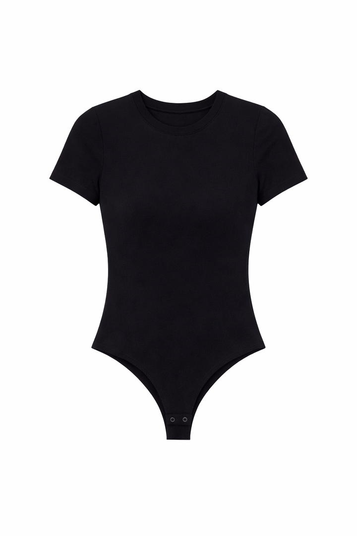 Short Sleeve Crewneck Essential Sculpting Bodysuit
