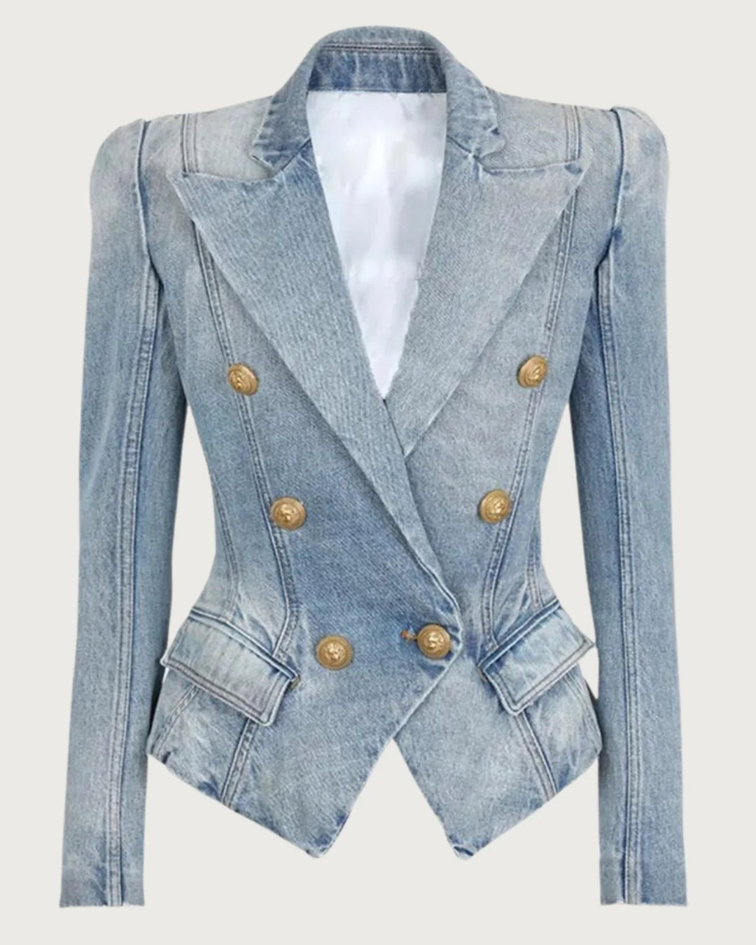 【着用1回】West Point Blazer Double Breasted NEW EXPRESS $298 OFF WHITE SLIM DOUBLE BREASTED SUIT JACKET