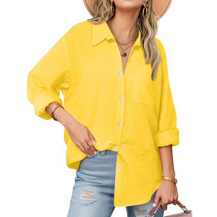 Women's Effortless Linen Everyday Button-Down Shirt
