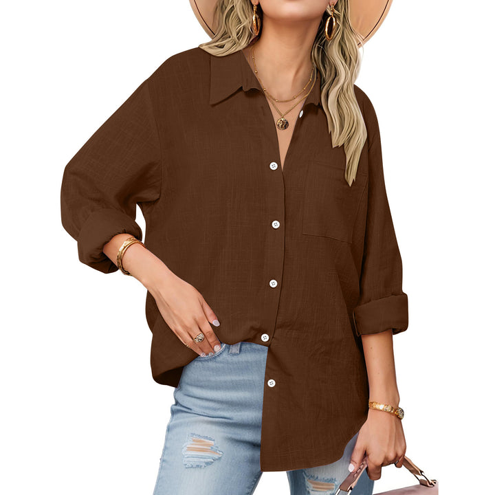 Women's Effortless Linen Everyday Button-Down Shirt