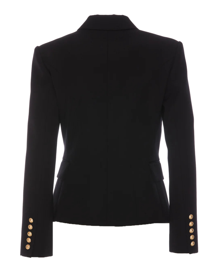 Double Breasted Gold Button Blazer