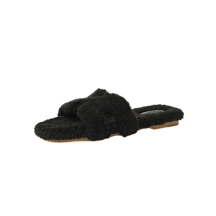 Cozy & Chic Faux-Fur Sherpa Slides