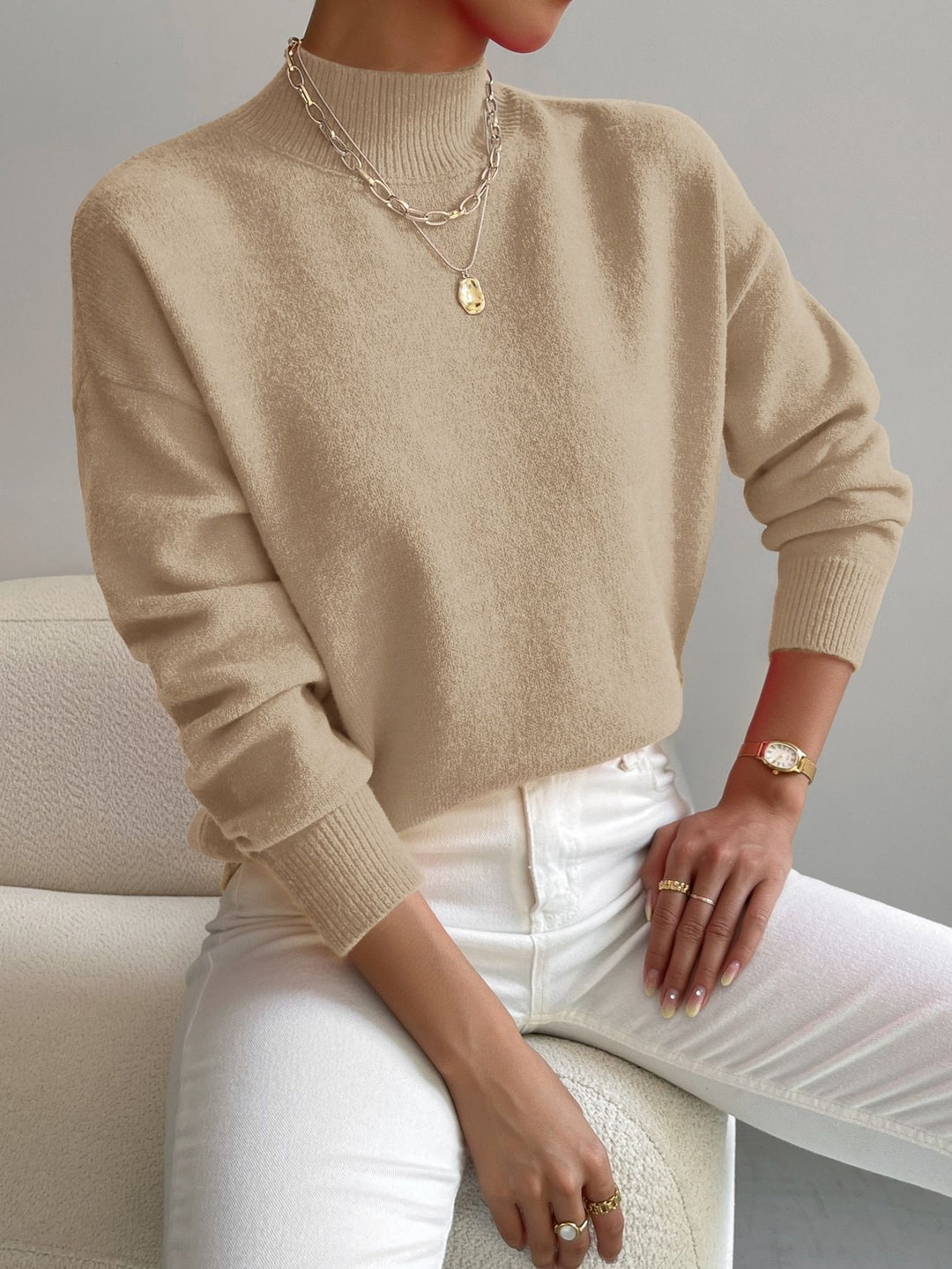 Monaco Luxe Cashmere Blend Women's Sweater