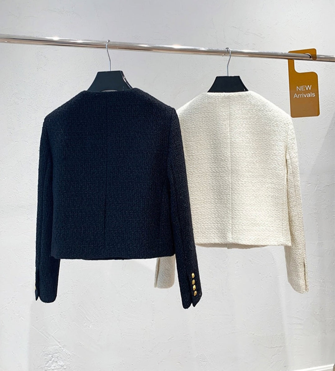 Tweed Gold Button Couture Jacket