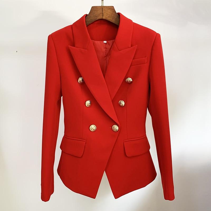 Red balmain blazer