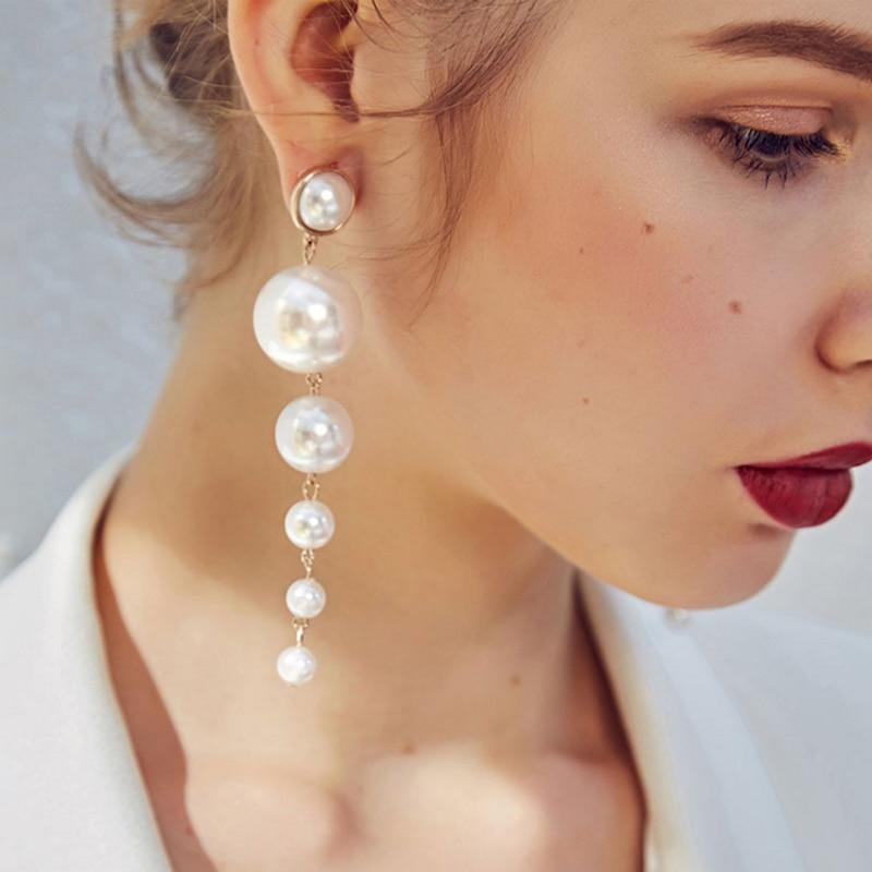 Pearl Multi-Drop Earrings