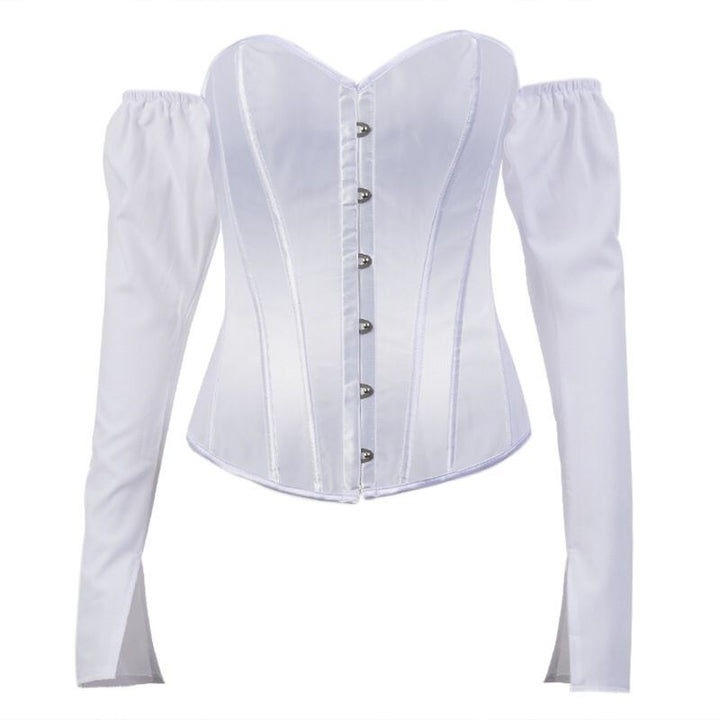 White Off The Shoulder Corset Top