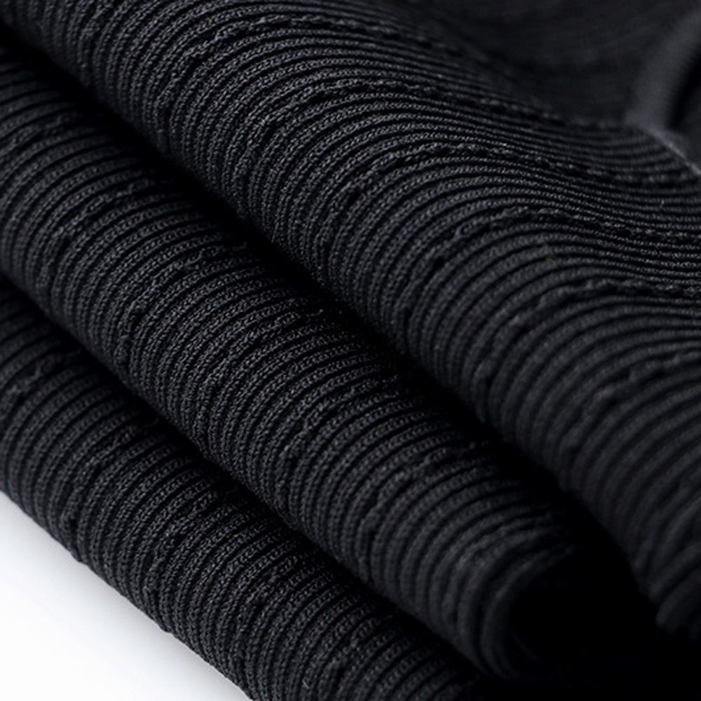 Black Gold Button Long Sleeve Bodysuit