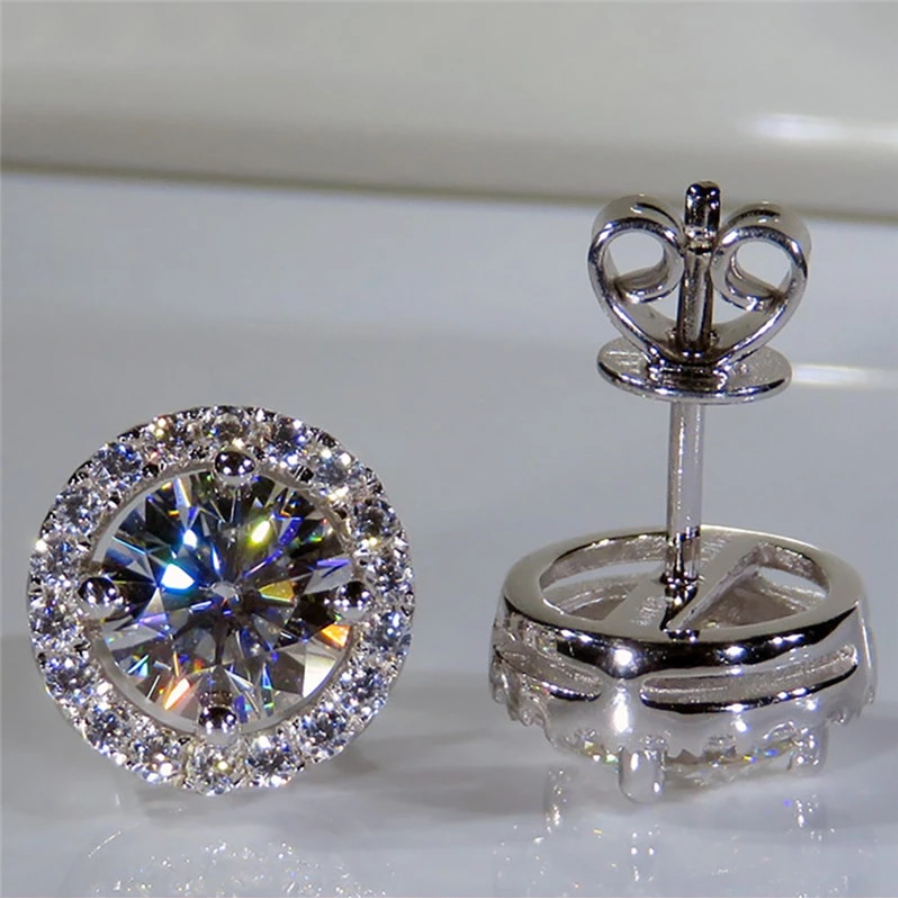 diamond stud earrings