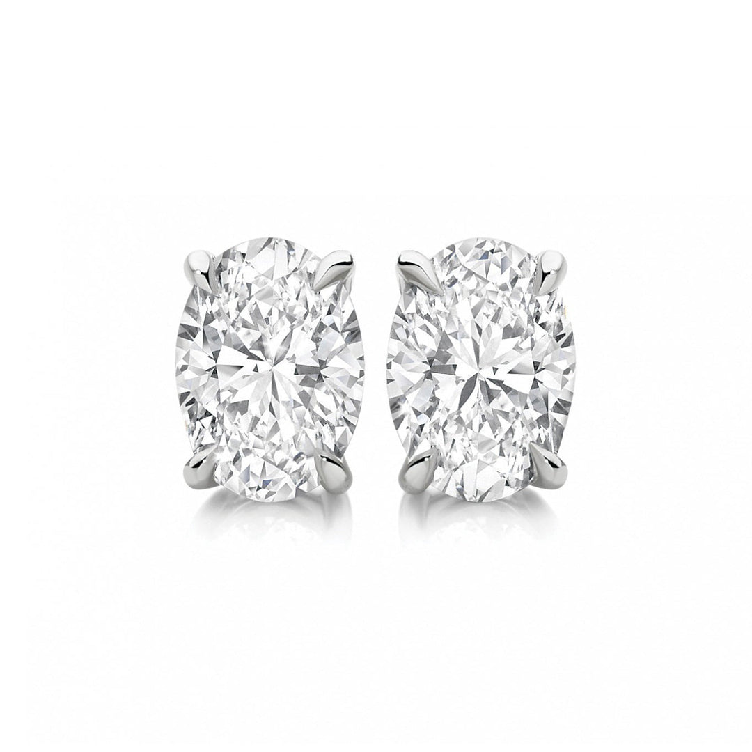 oval cut earrings