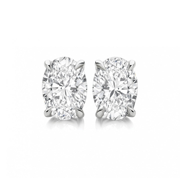 oval cut earrings
