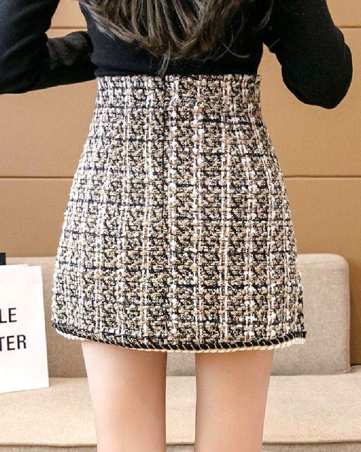 tweed skirt